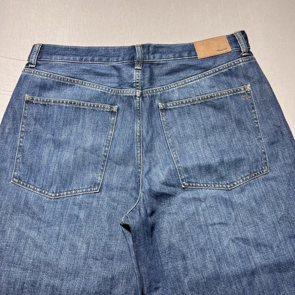 Madewell Superwide-Leg Jeans Softdrape Edition Womens 32 Blue High Waist - Picture 3 of 15